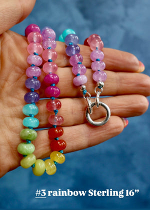 Day Tripper Knotted Rainbow Necklaces
