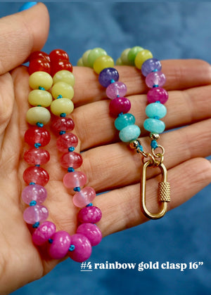 Day Tripper Knotted Rainbow Necklaces