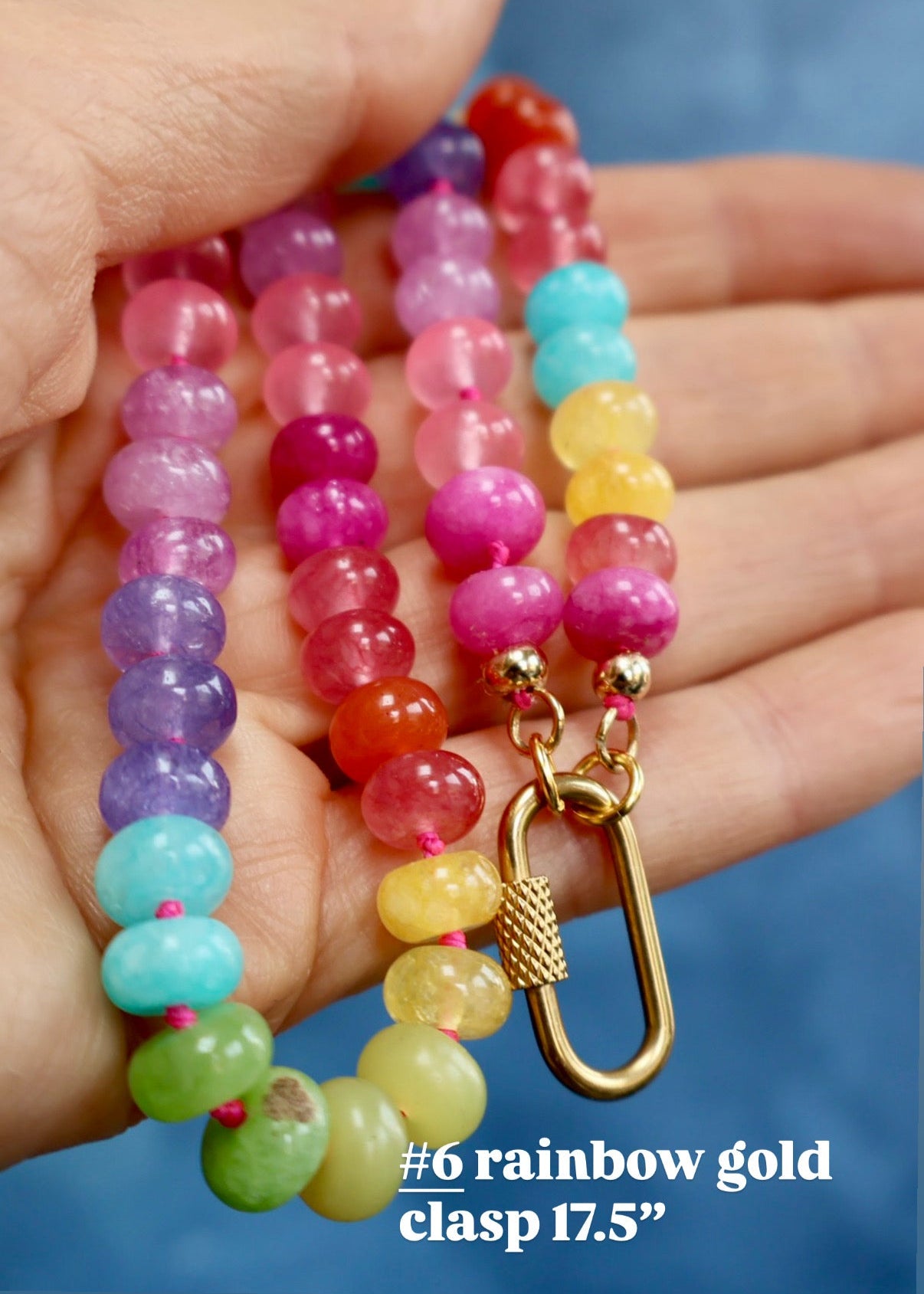 Day Tripper Knotted Rainbow Necklaces
