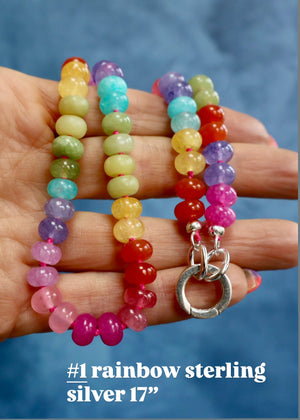 Day Tripper Knotted Rainbow Necklaces
