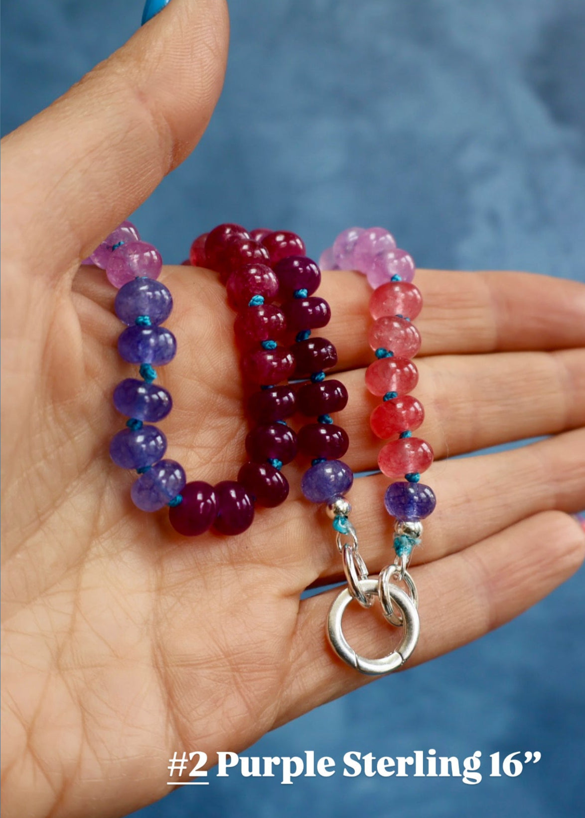 Day Tripper Knotted Rainbow Necklaces