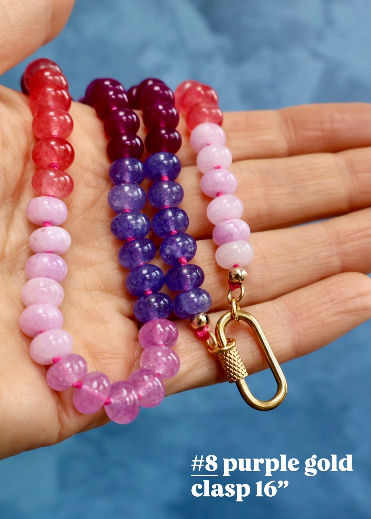 Day Tripper Knotted Rainbow Necklaces