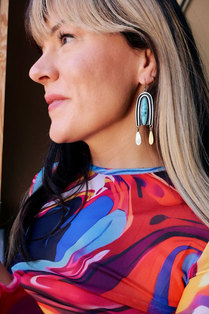 Rainbow Connection Teardrop Earrings