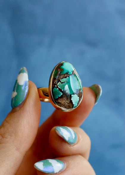 Cloud Mountain Turquoise Ring