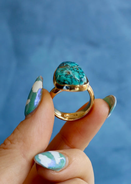 Cloud Mountain Turquoise Ring