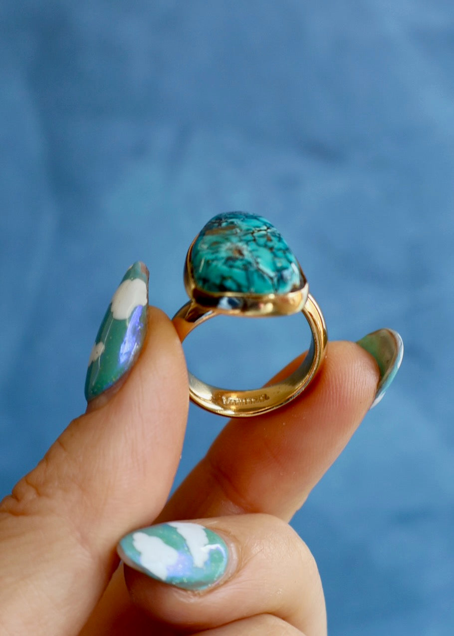 Cloud Mountain Turquoise Ring HP67