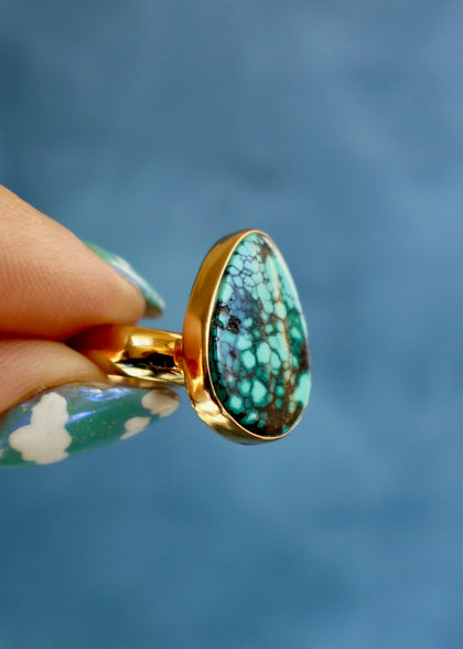 Cloud Mountain Turquoise Ring