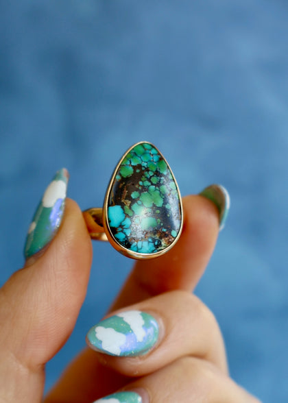 Cloud Mountain Turquoise Ring