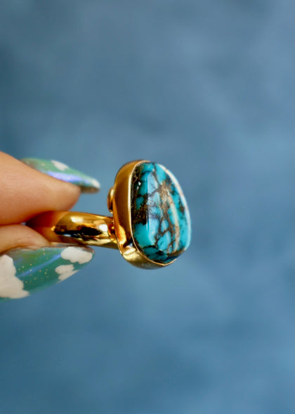 Cloud Mountain Turquoise Ring