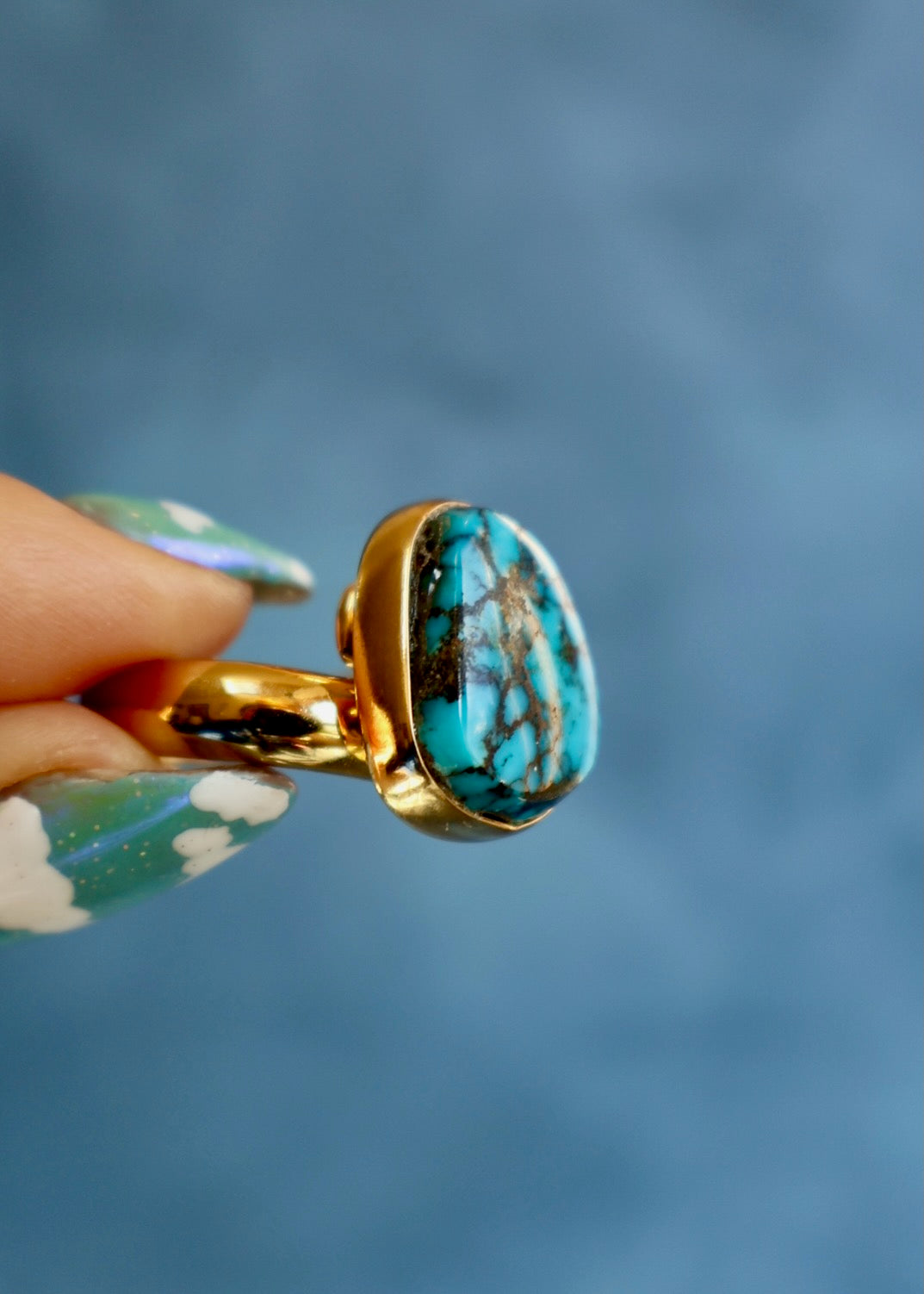 Cloud Mountain Turquoise Ring HP71