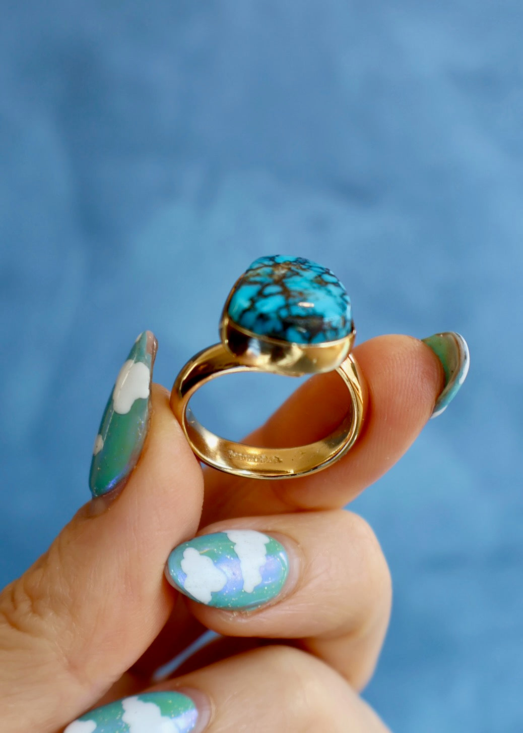 Cloud Mountain Turquoise Ring HP71