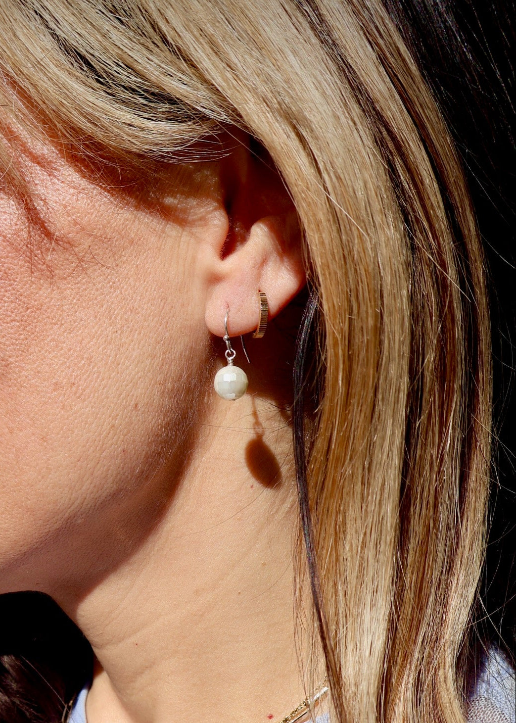 Disco-Pearl Earring HE37