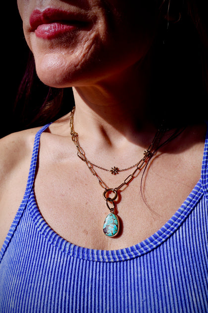 Cloud Mountain Turquoise Pendant
