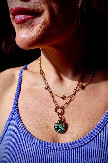Cloud Mountain Turquoise Pendant