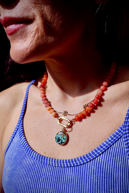 Cloud Mountain Turquoise Pendant