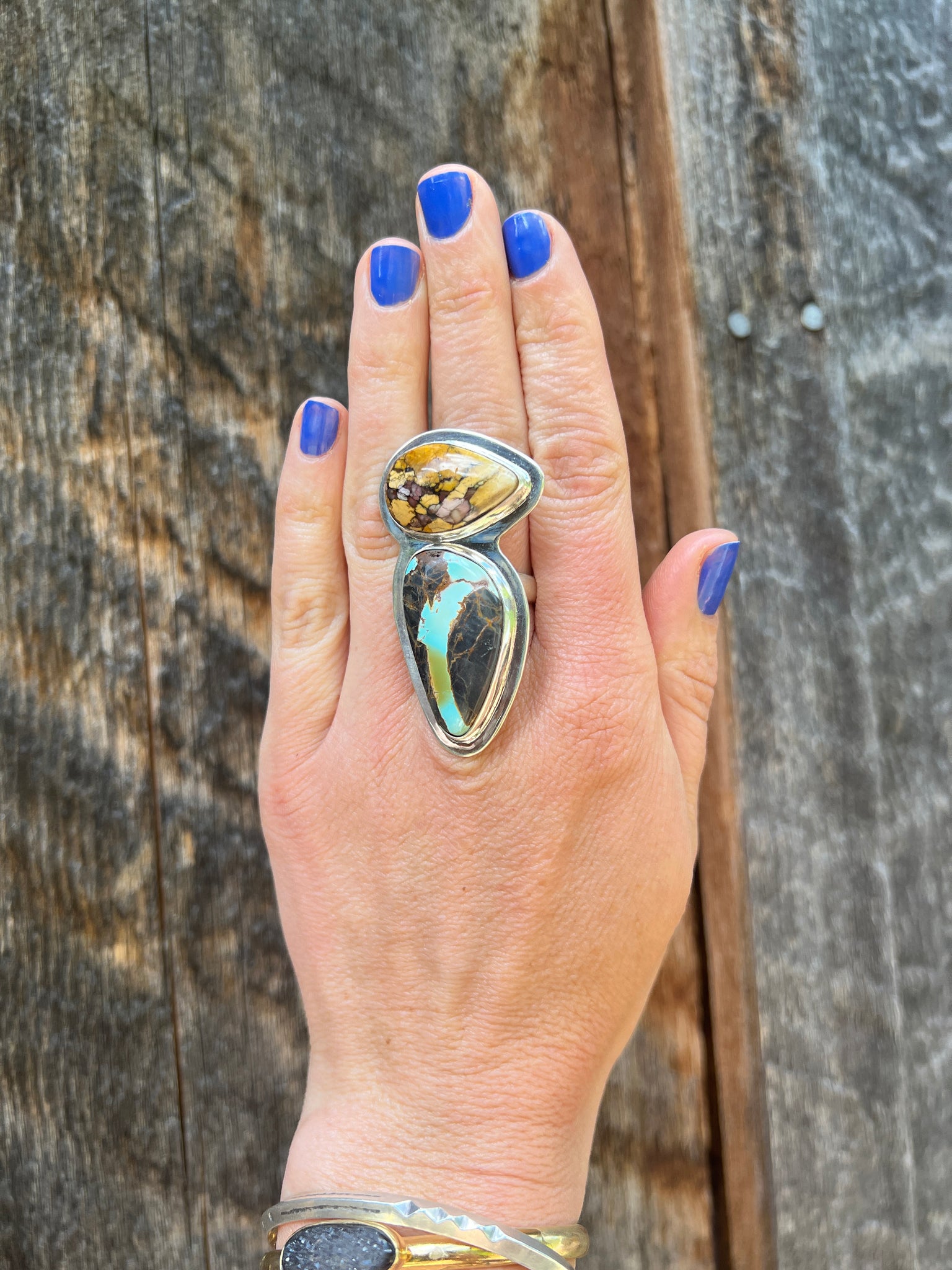 Cloud Mountain Bird Ring- Adjustable Size #120