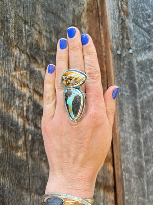 Cloud Mountain Bird Ring- Adjustable Size #120