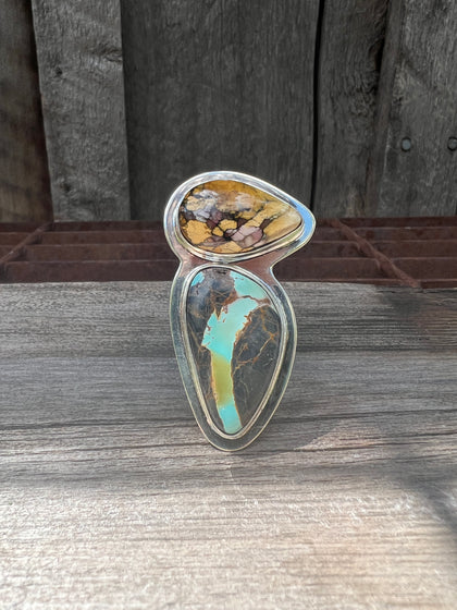 Cloud Mountain Bird Ring- Adjustable Size