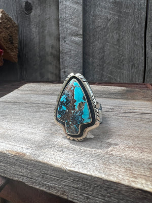 Azurite Arrow Ring in Sterling Silver #127