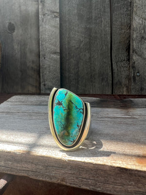 Cloud Mountain Turquoise Ring in Sterling Silver #130