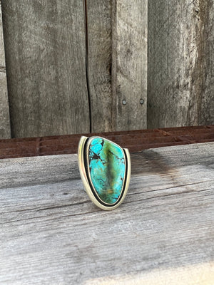 Cloud Mountain Turquoise Ring in Sterling Silver #130