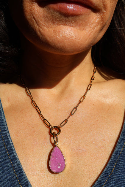 Cobalto Calicite Pendant Charm