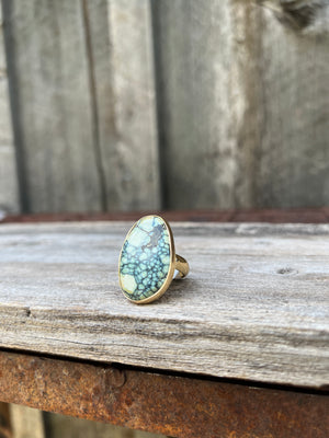 Varascite Ring in Gold Alchemia #143