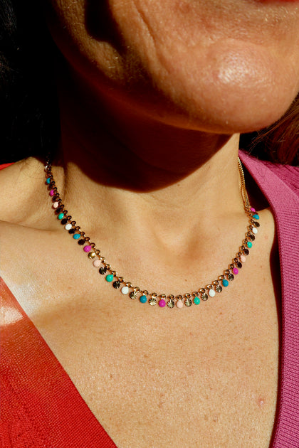 Rainbow Enamel Chain