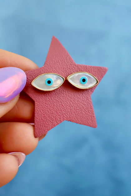 Mother of Pearl Eye Studs