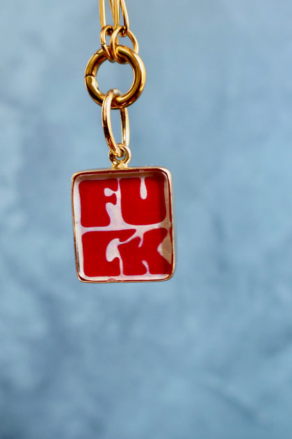 F*CK Pendant Charm