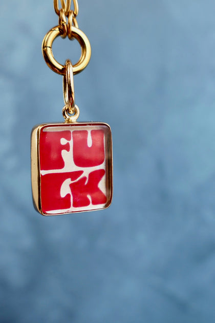 F*CK Pendant Charm