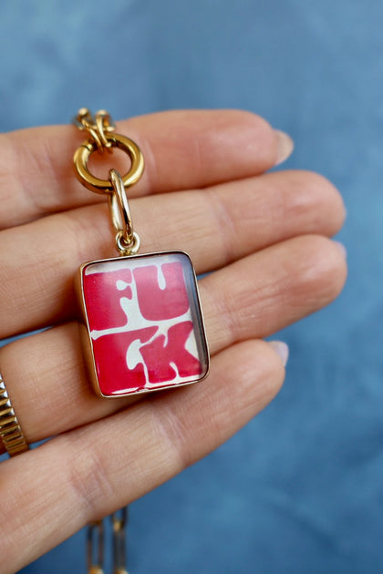 F*CK Pendant Charm