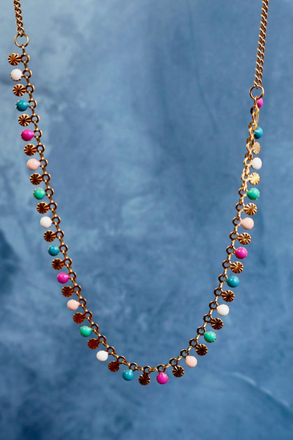 Rainbow Enamel Chain