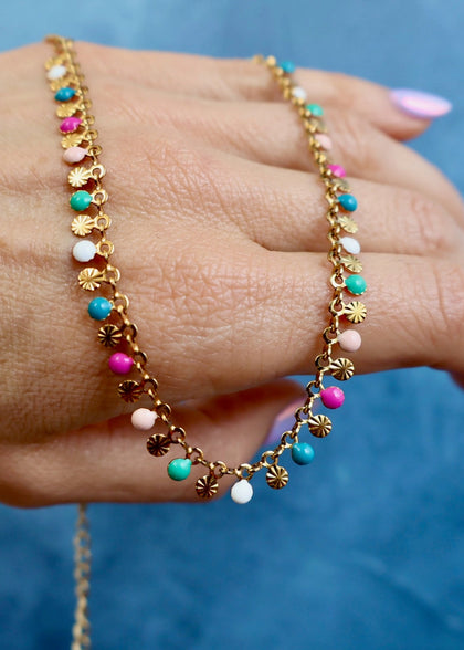 Rainbow Enamel Chain