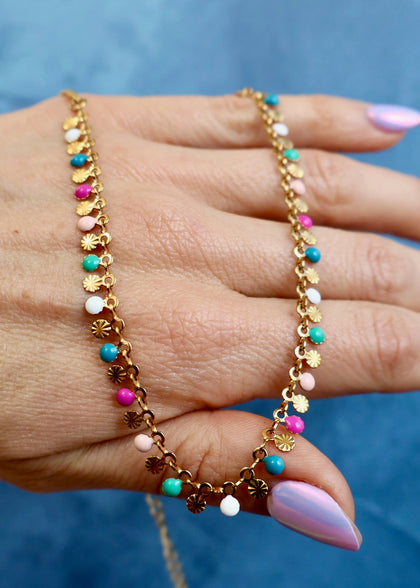 Rainbow Enamel Chain