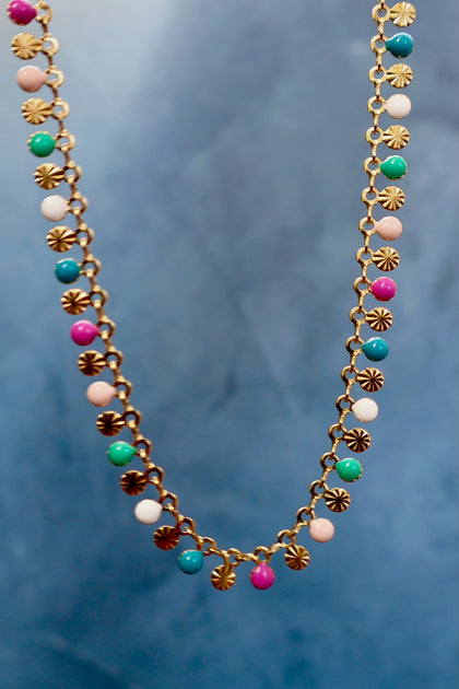 Rainbow Enamel Chain