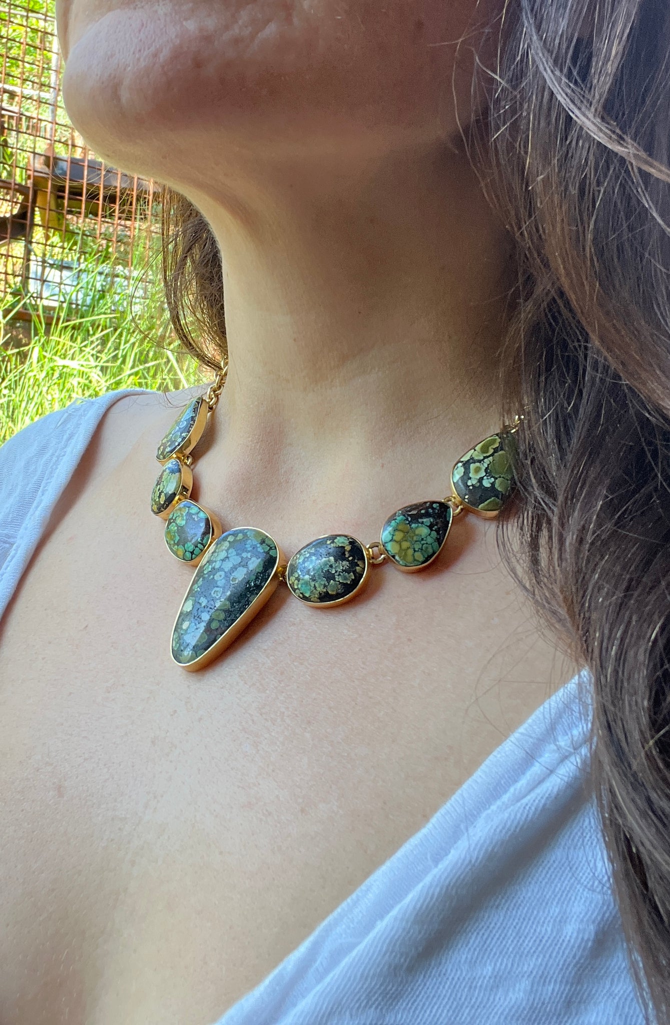 Cloud Mountain Turquoise Necklace #155