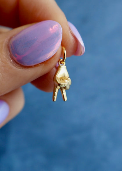 The Cutest Lil Peace Sign charm add-on
