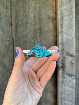 Cloud Mountain Turquoise Cuff Bracelet in Sterling Silver #181