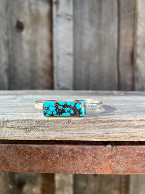 Cloud Mountain Turquoise Cuff Bracelet in Sterling Silver #183