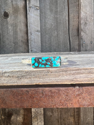 Cloud Mountain Turquoise Cuff Bracelet in Sterling Silver #183