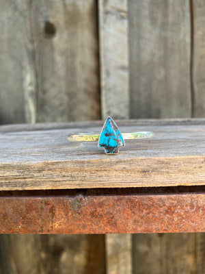 Turquoise Arrow Cuff Bracelet in Sterling Silver #185