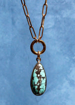 Hubei Turquoise Teardrop Pendant