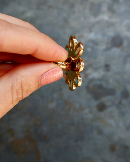 Boheme Flower Ring in Gold Alchemia- Adjustable Size