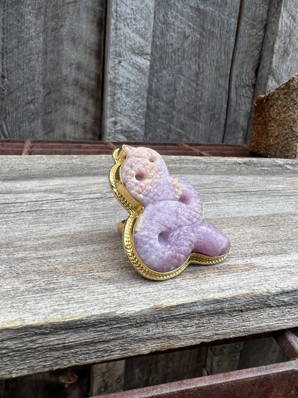 Anomaly Snake Ring in Gold Alchemia