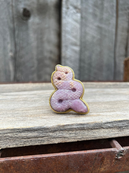 Anomaly Snake Ring in Gold Alchemia