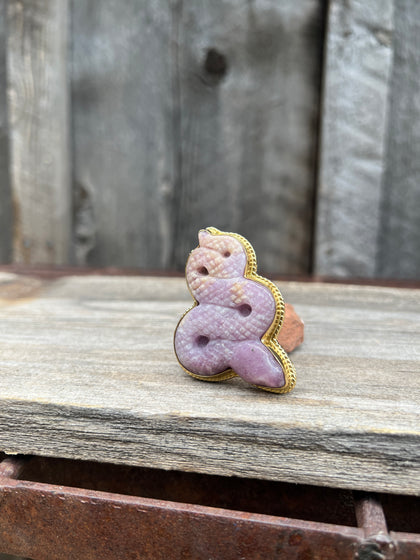 Anomaly Snake Ring in Gold Alchemia