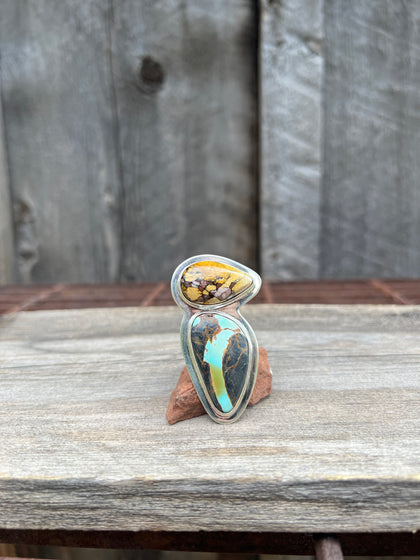 Cloud Mountain Bird Ring- Adjustable Size