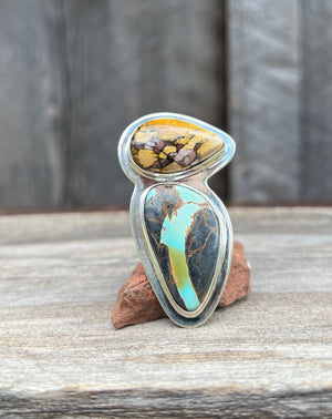 Cloud Mountain Bird Ring- Adjustable Size #120