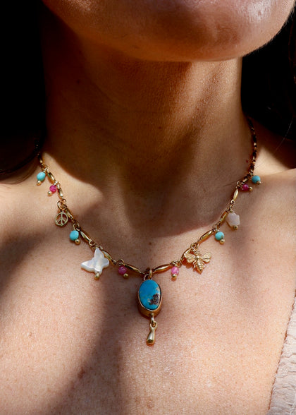 The Moon Bear Charm Necklace "The Sweet One"